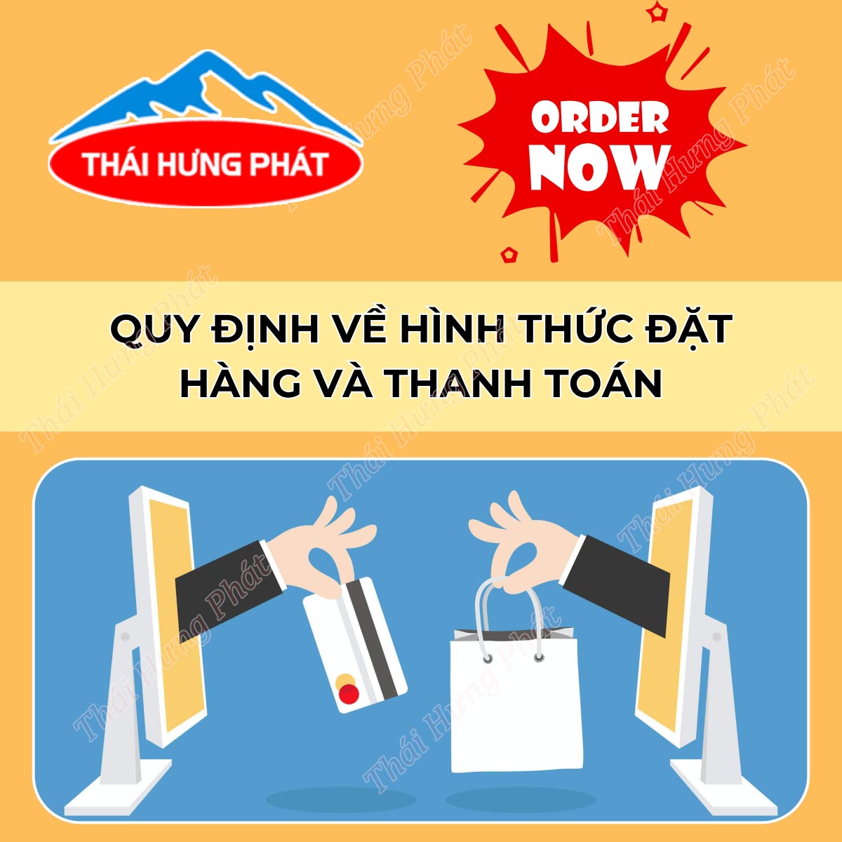 quy dinh ve chinh sach dat hang va thanh toan tai thai hung phat