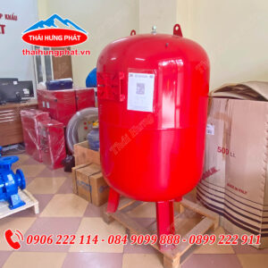 Bình tích áp Varem 500L 16 Bar | Bình áp lực máy bơm xuất xứ Ý