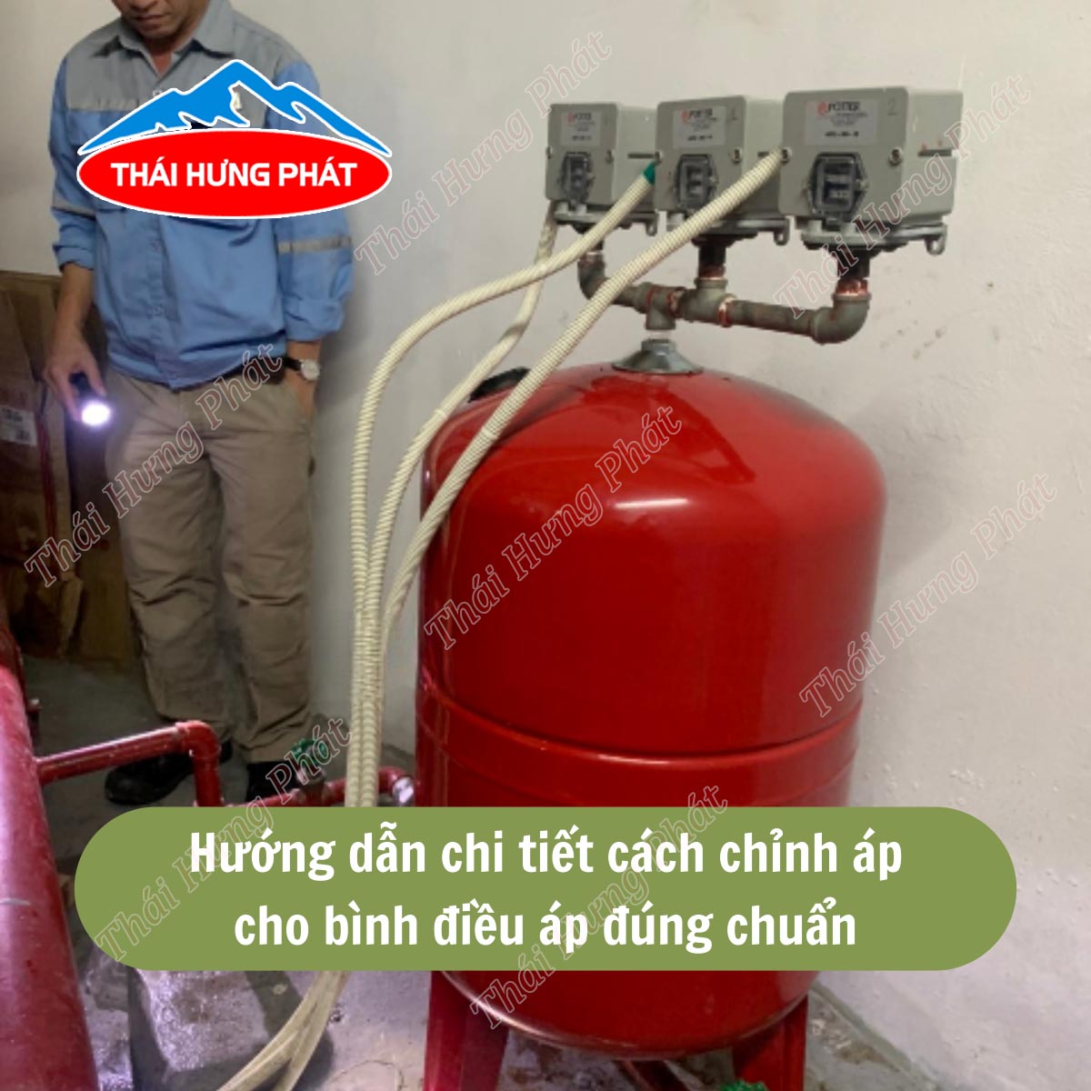 Hướng dẫn chi tiết cách chỉnh áp cho bình điều áp đúng chuẩn